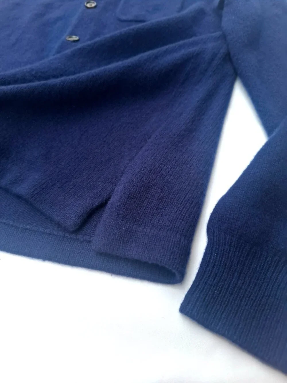 Polo Ralph Lauren Wool Cashmere Men's Cardigan Sweater Large Navy Classic Preppy